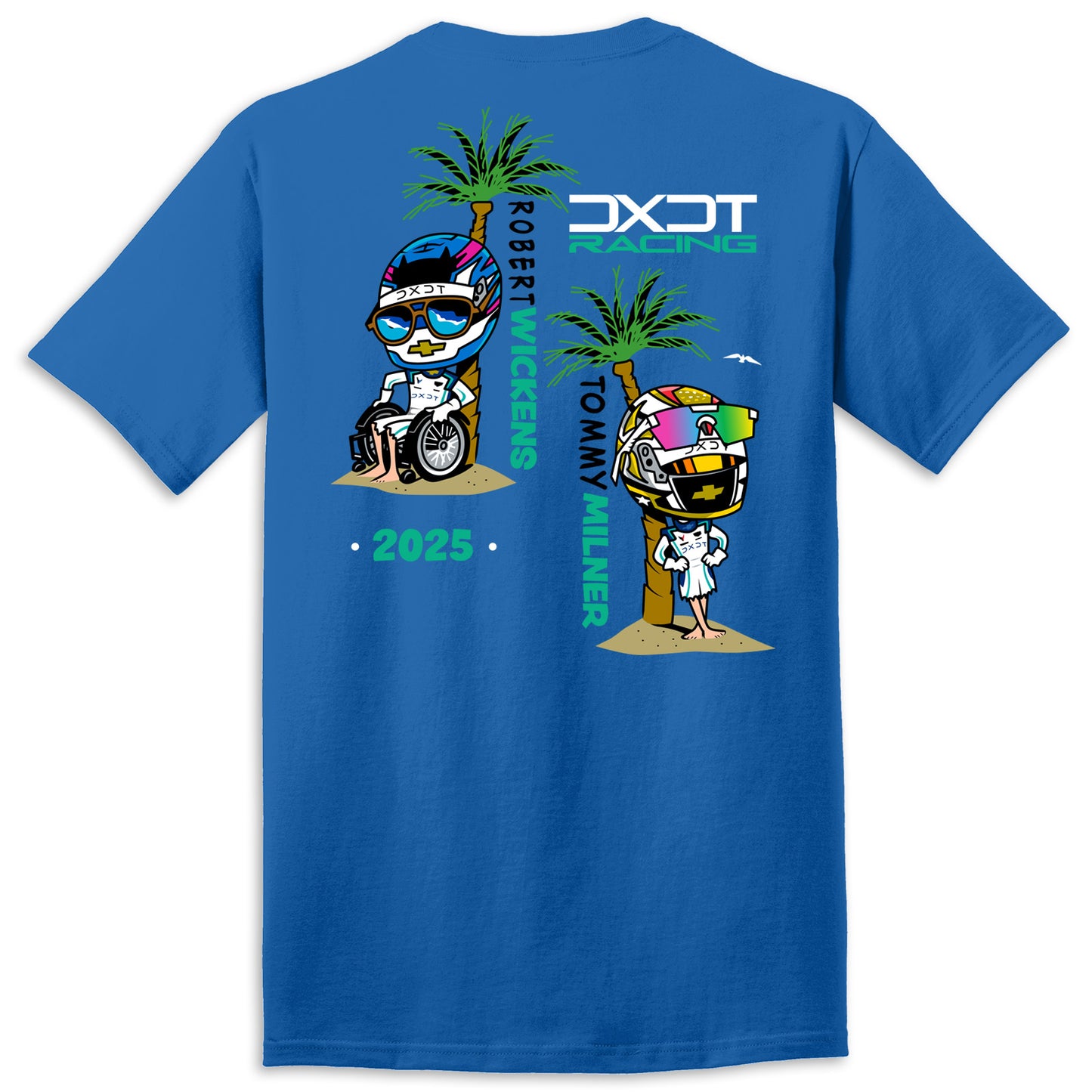 DXDT Racing Tee | Royal Blue