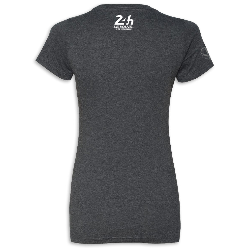 2026 Le Mans Ladies Event Tee - Charcoal