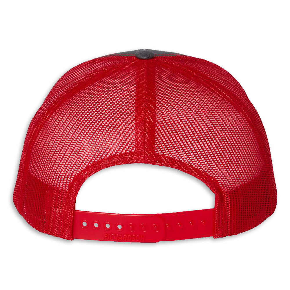 Corvette Racing Mesh Back Cap | Charcoal/Red – CorvetteRacingStore.com