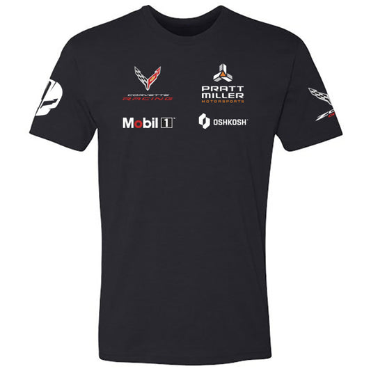 Pratt Miller Motorsports Tee | Black - Front
