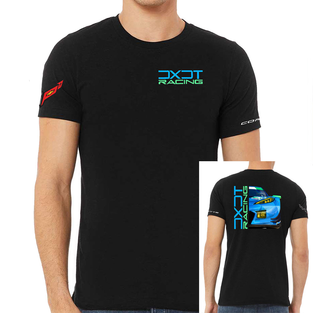 DXDT Racing Tee | Black - Front & Back
