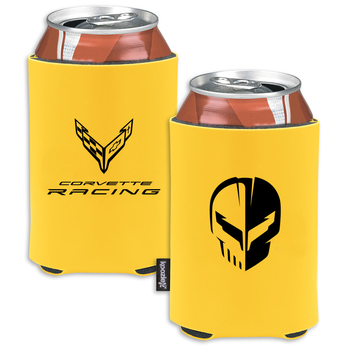 Corvette Racing KOOZIE® | Yellow - Front & Back