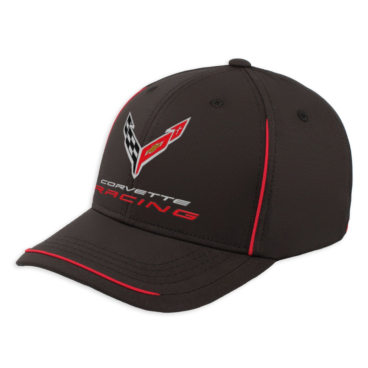 Corvette Racing Fitted Cap | Black/Red