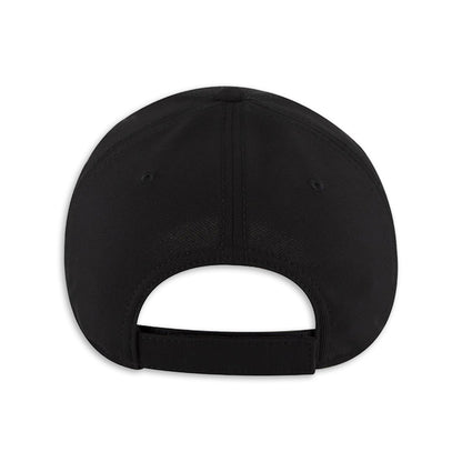 Back of the Corvette Racing Cap, Black, With Crossed Flags Logo