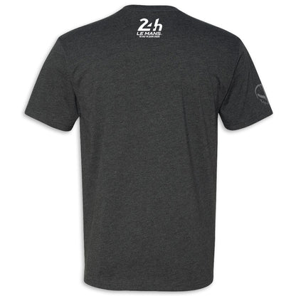 2026 Le Mans Event Tee | Charcoal | Back View