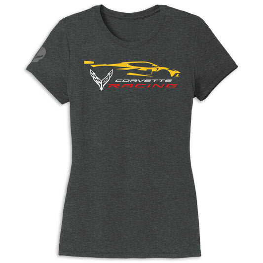 Corvette Racing Ladies Car Gesture Tee