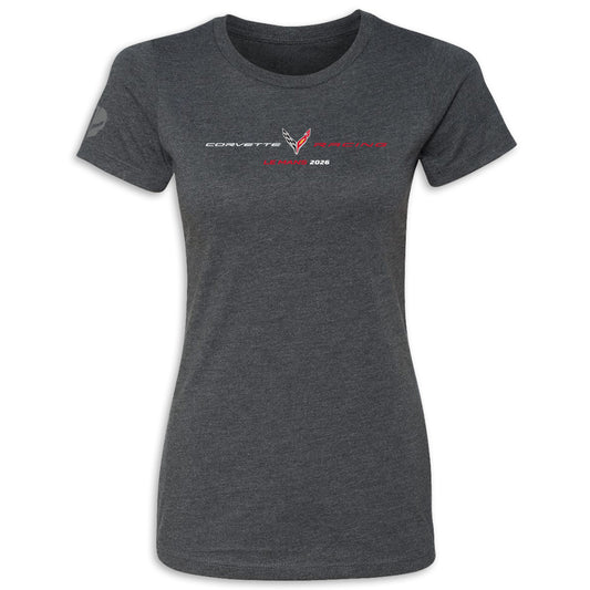 2026 Le Mans Ladies Event Tee - Charcoal