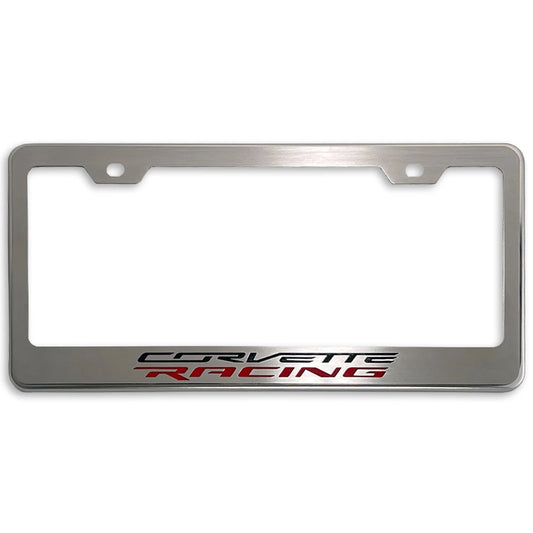 C8 Corvette Racing License Plate Frame